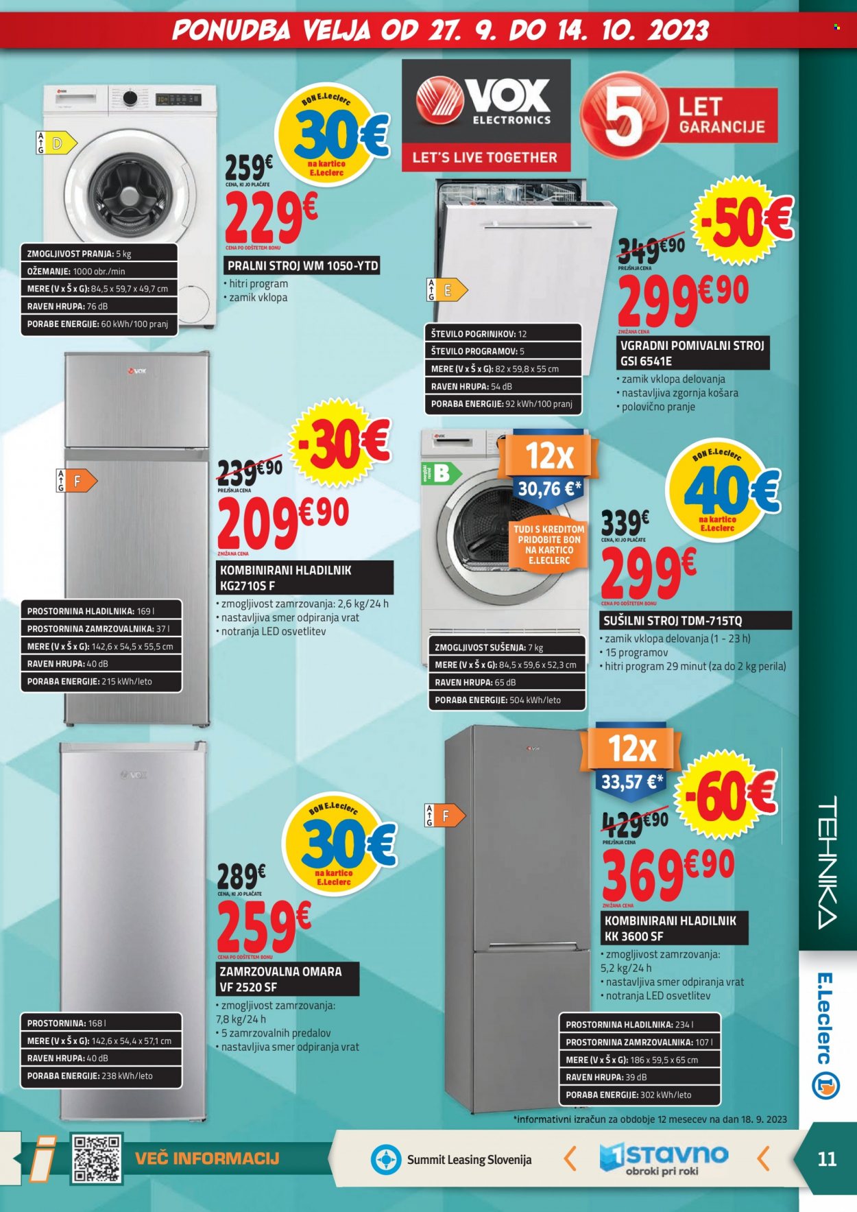 E.Leclerc katalog - 27.9.2023 - 14.10.2023. Stran 11