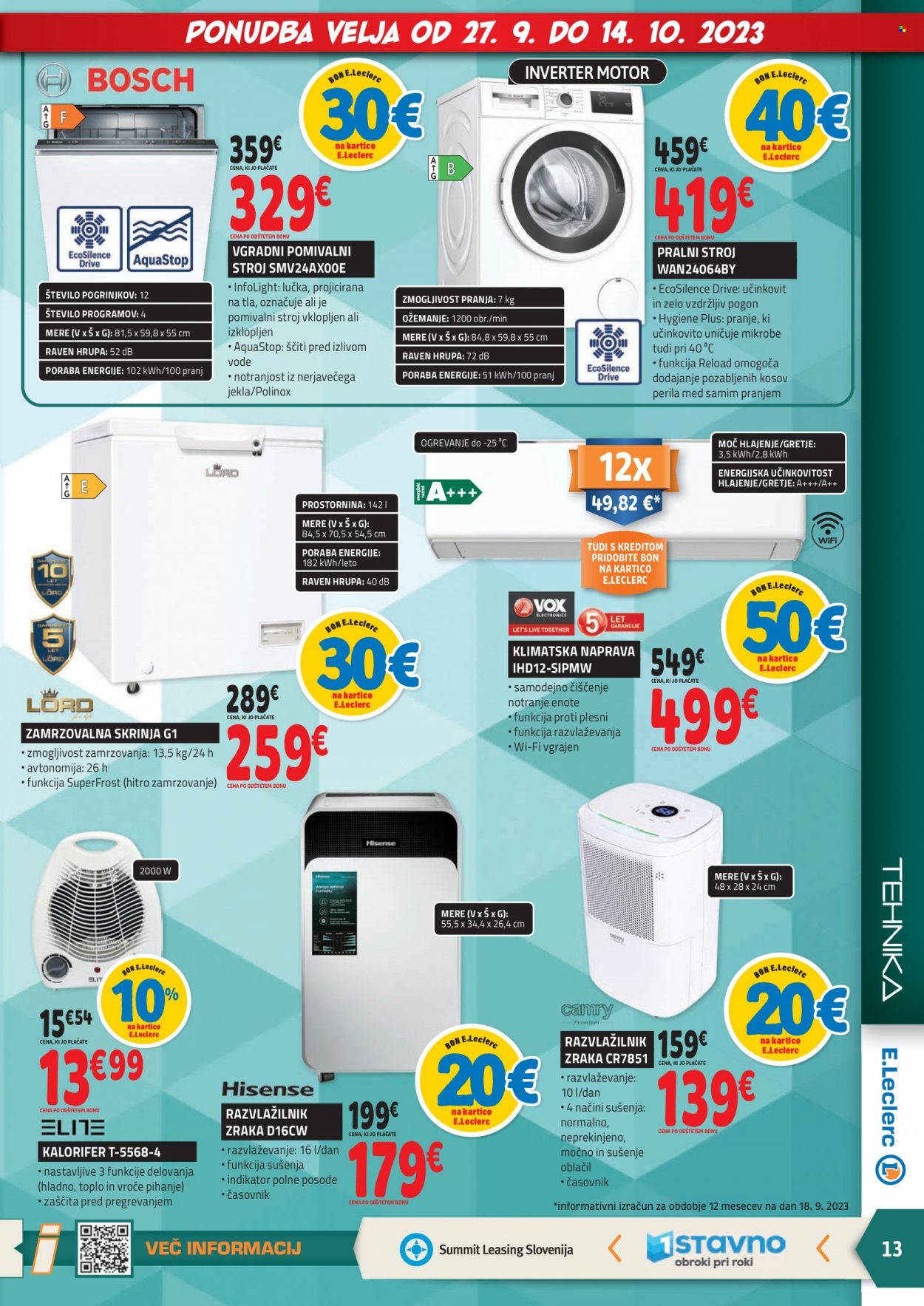E.Leclerc katalog - 27.9.2023 - 14.10.2023. Stran 13