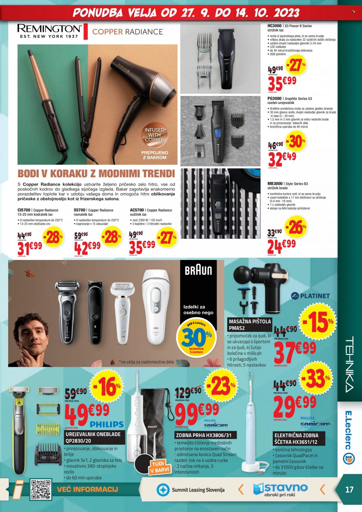 E.Leclerc katalog - 27.9.2023 - 14.10.2023. Stran 17