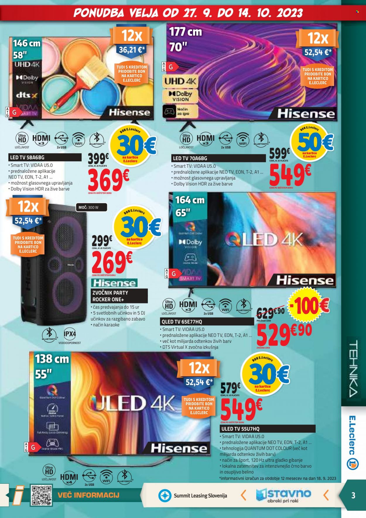 E.Leclerc katalog - 27.9.2023 - 7.10.2023. Stran 3