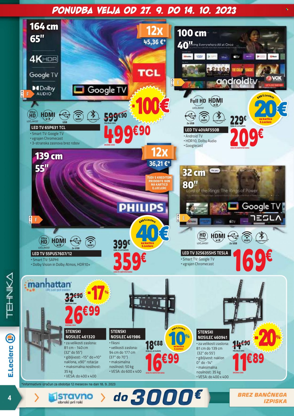 E.Leclerc katalog - 27.9.2023 - 7.10.2023. Stran 4