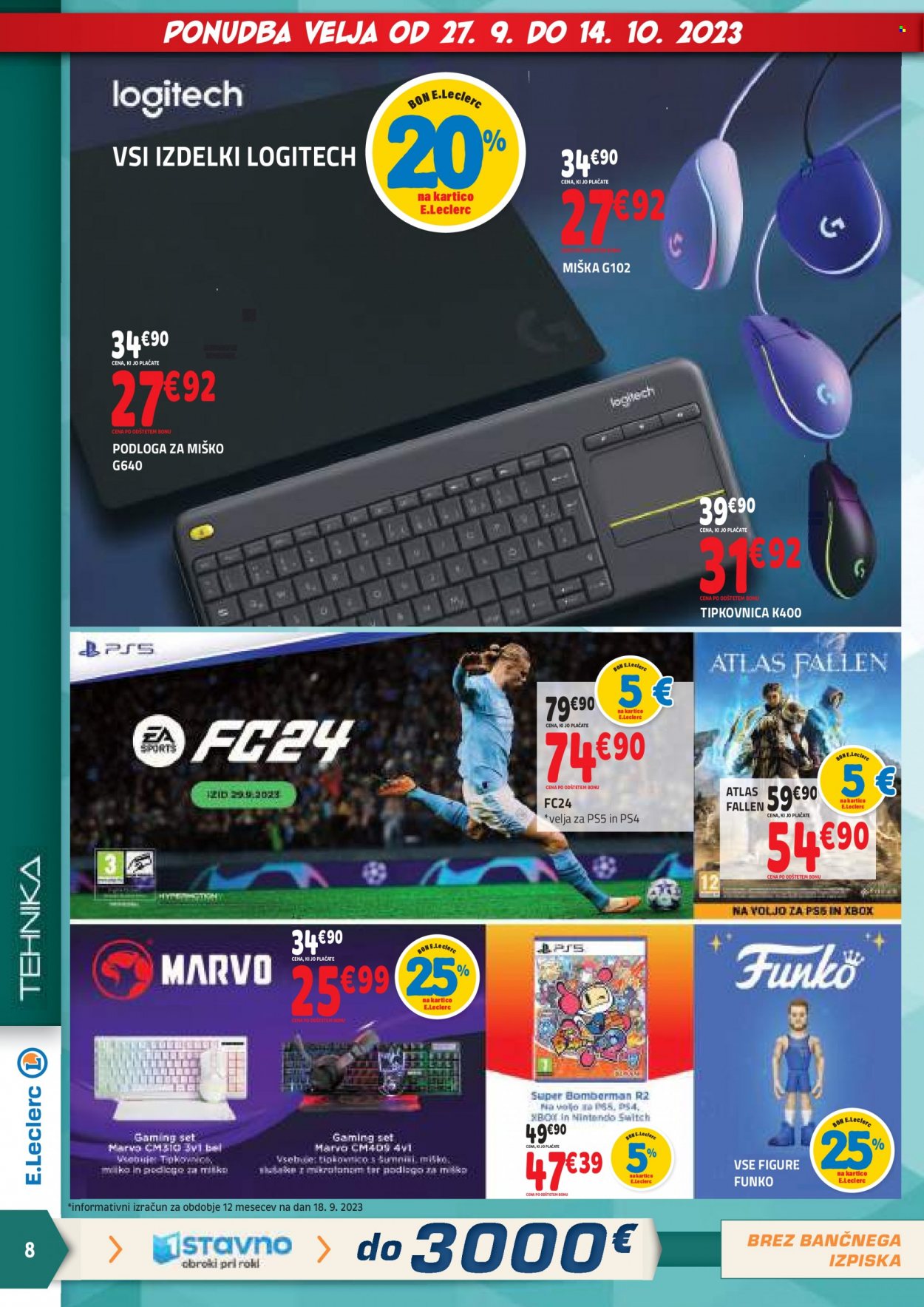 E.Leclerc katalog - 27.9.2023 - 7.10.2023. Stran 8