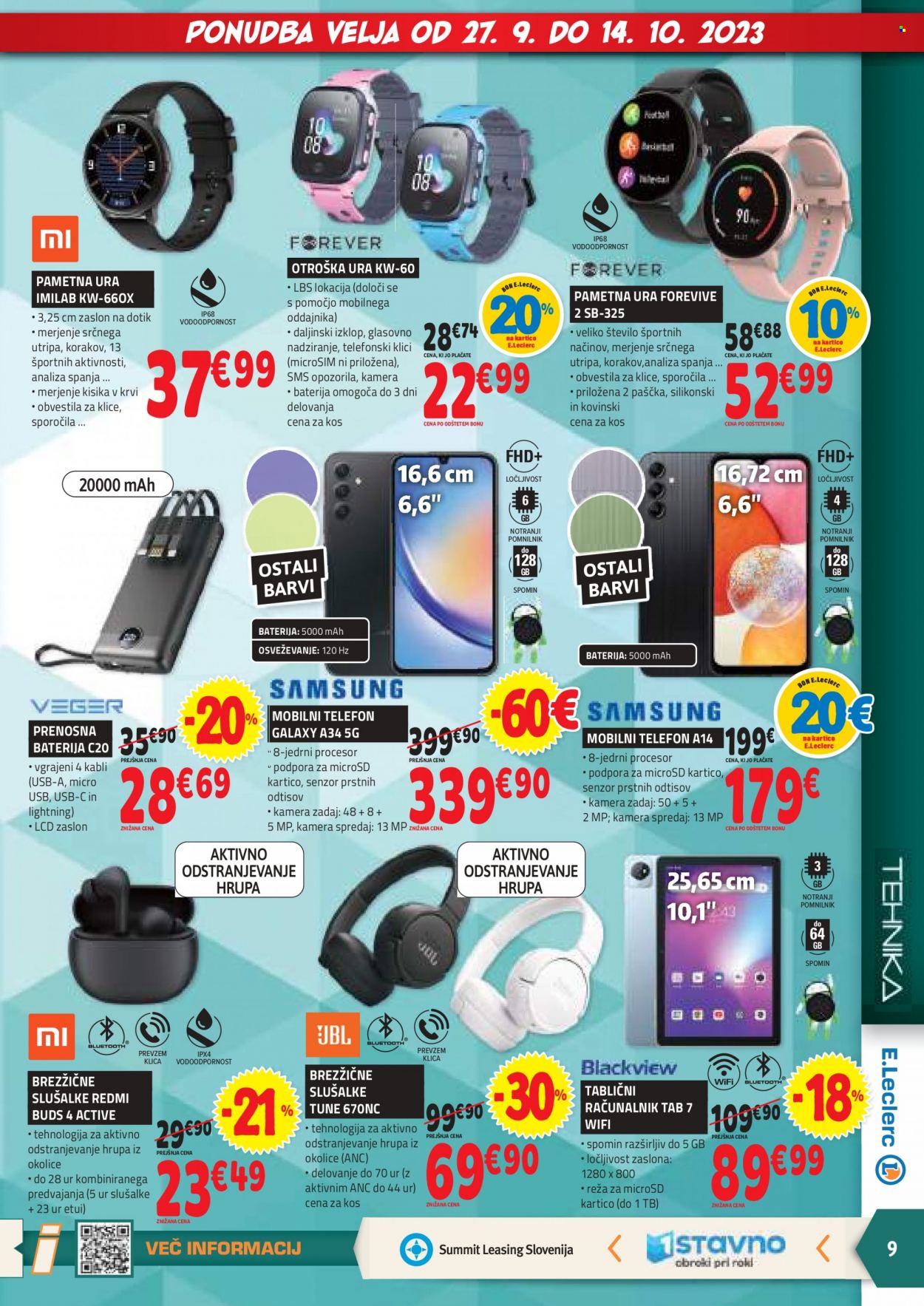 E.Leclerc katalog - 27.9.2023 - 7.10.2023. Stran 9