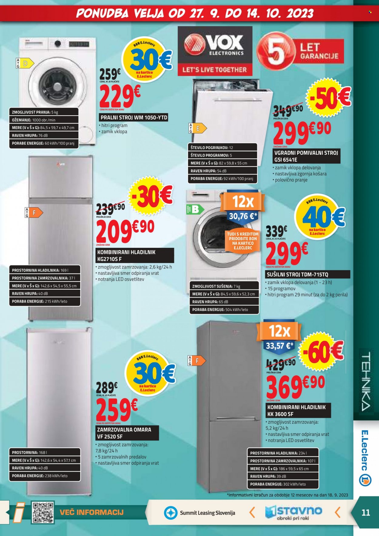 E.Leclerc katalog - 27.9.2023 - 7.10.2023. Stran 11