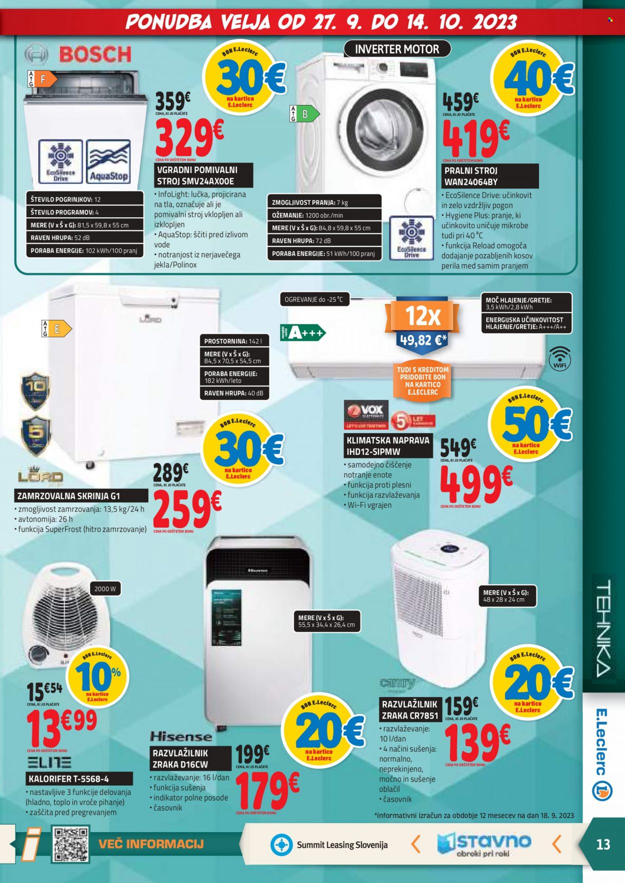 E.Leclerc katalog - 27.9.2023 - 7.10.2023. Stran 13