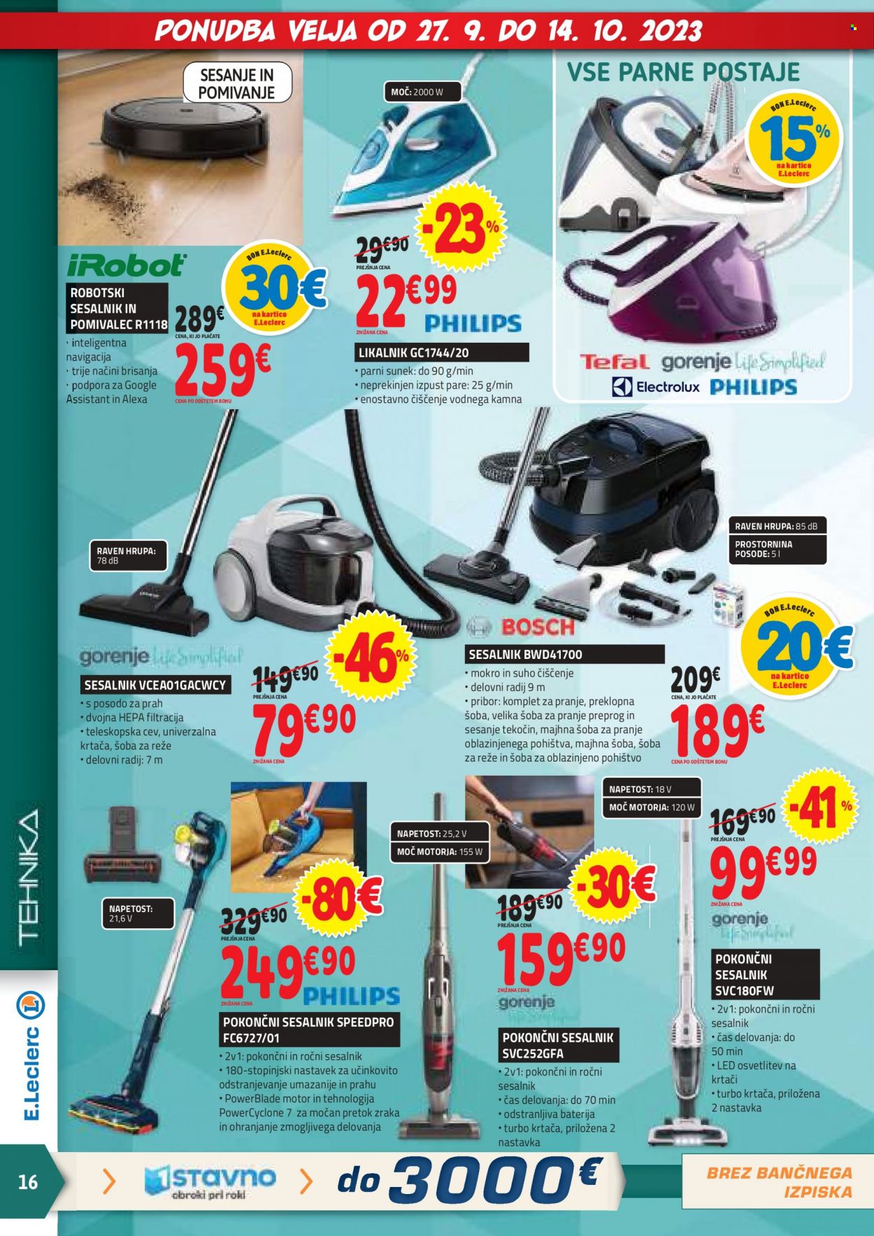E.Leclerc katalog - 27.9.2023 - 7.10.2023. Stran 16