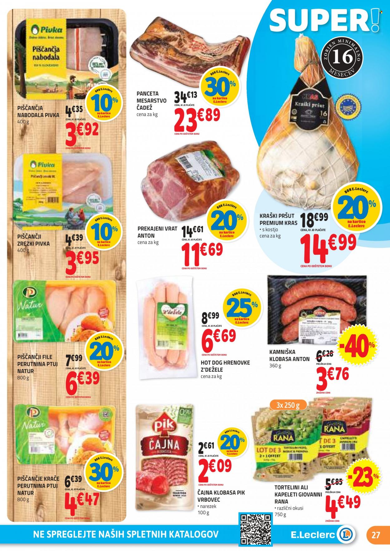 E.Leclerc katalog - 27.9.2023 - 7.10.2023. Stran 27