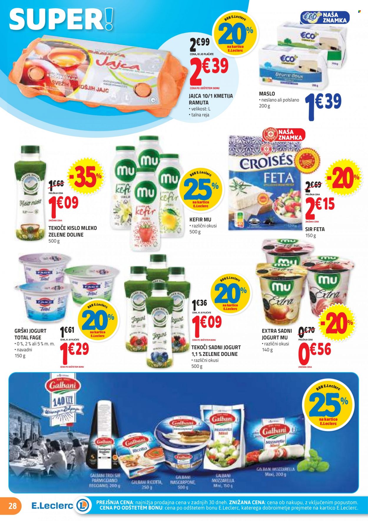 E.Leclerc katalog - 27.9.2023 - 7.10.2023. Stran 28