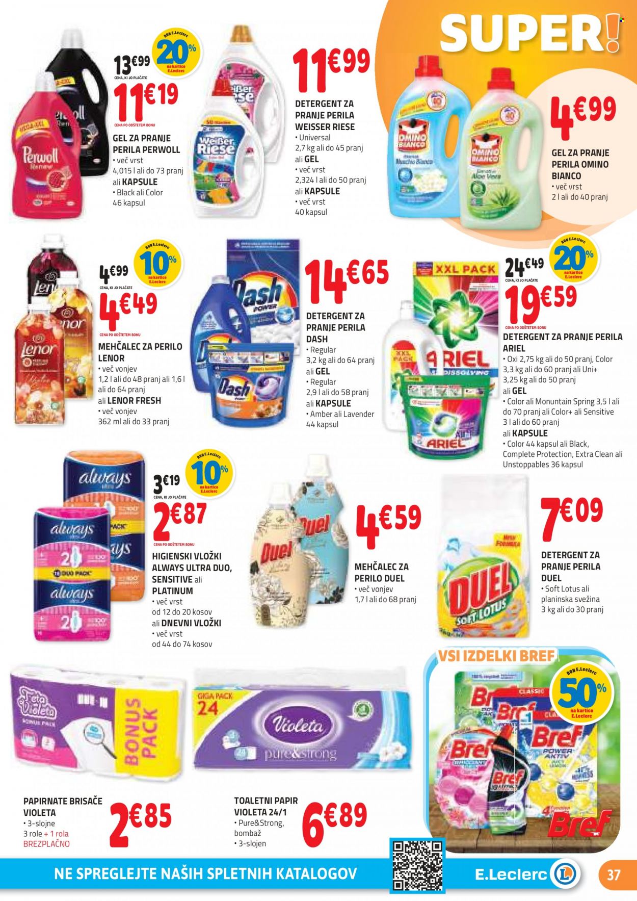 E.Leclerc katalog - 27.9.2023 - 7.10.2023. Stran 37