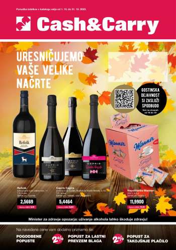 Mercator Cash & Carry katalog - 1.10.2023 - 31.10.2023.