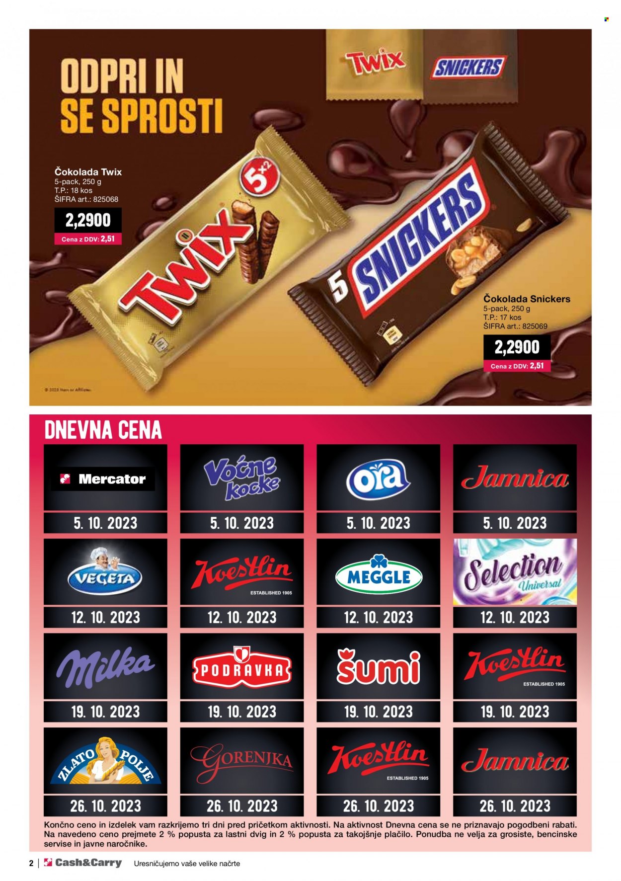 Mercator Cash & Carry katalog - 1.10.2023 - 31.10.2023. Stran 2
