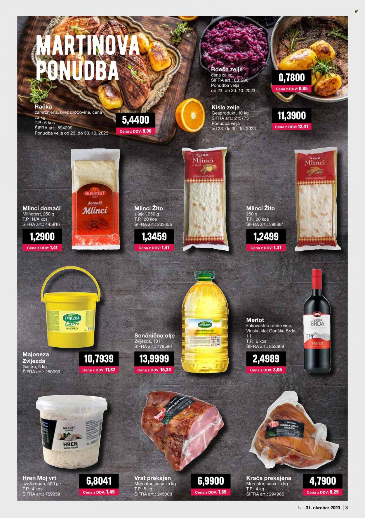 Mercator Cash & Carry katalog - 1.10.2023 - 31.10.2023. Stran 3