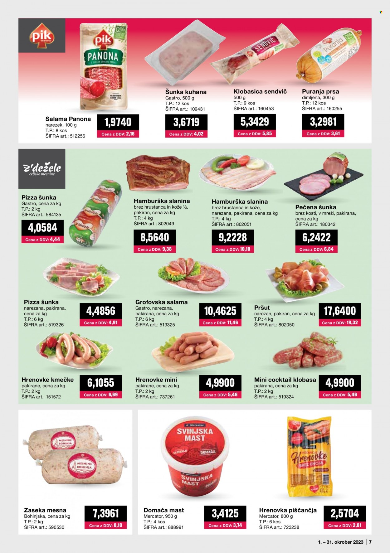 Mercator Cash & Carry katalog - 1.10.2023 - 31.10.2023. Stran 7