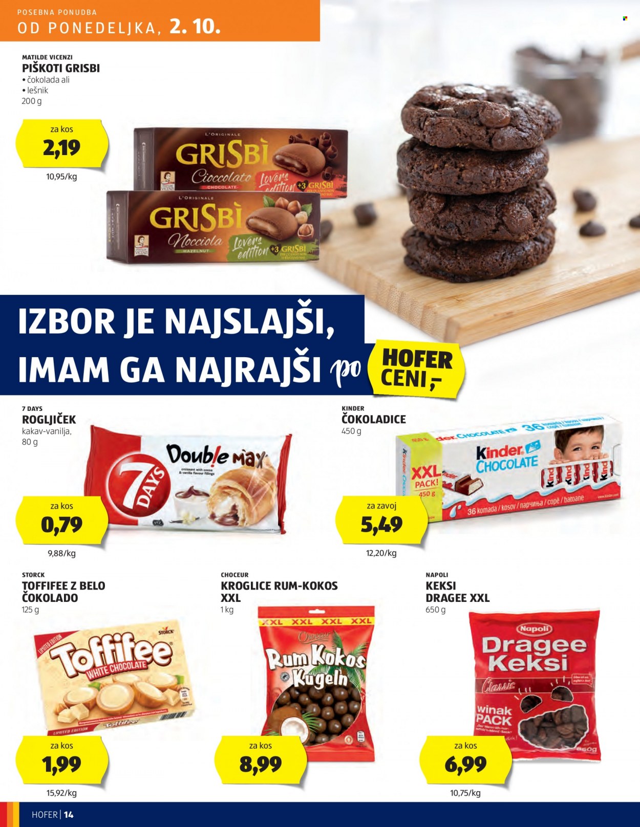 Hofer katalog - 28.9.2023 - 7.10.2023. Stran 14