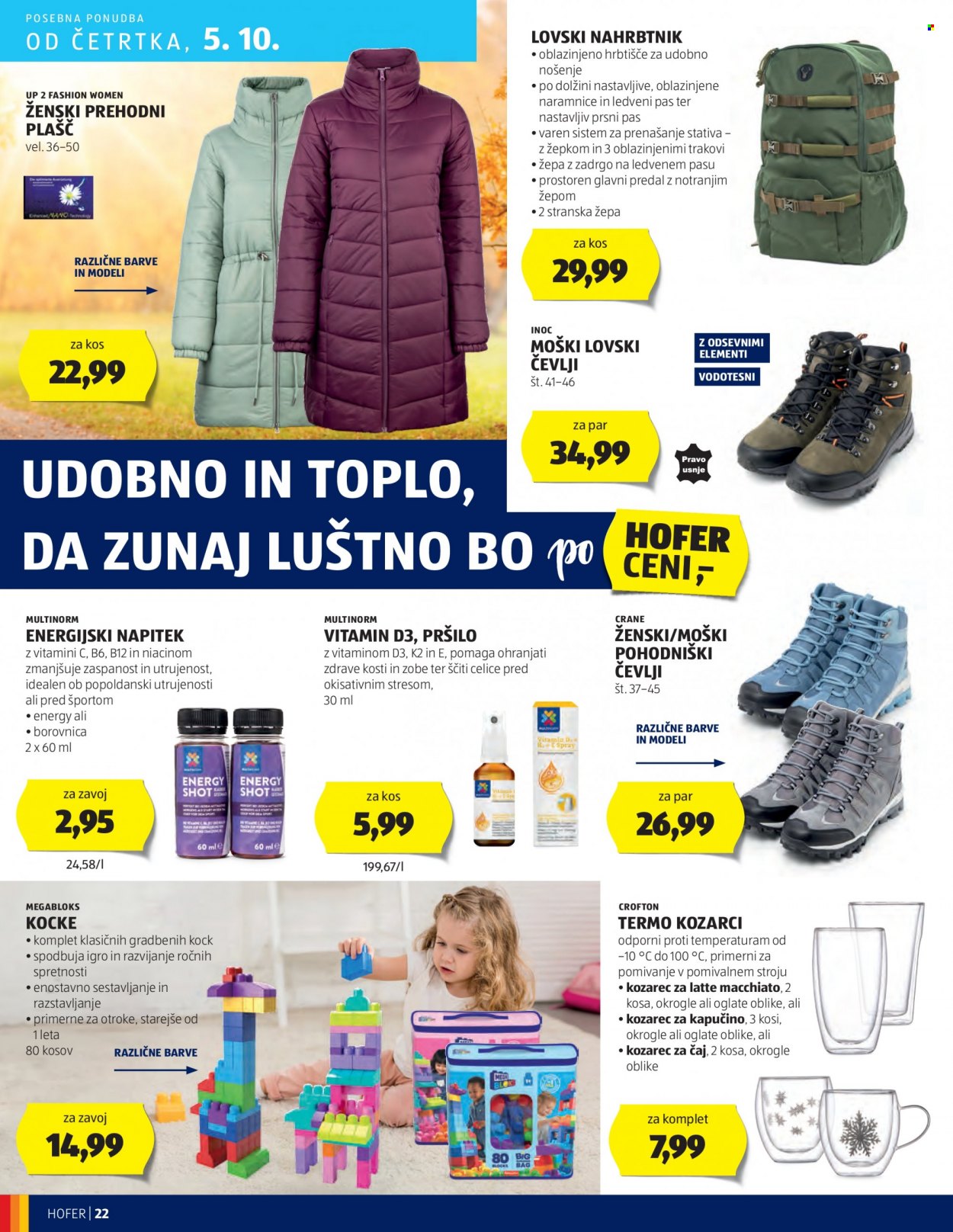 Hofer katalog - 28.9.2023 - 7.10.2023. Stran 22