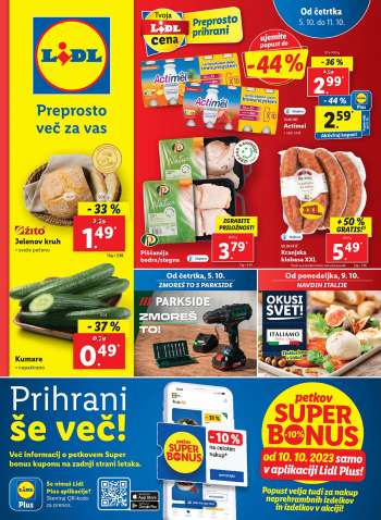 Lidl katalog - 5.10.2023 - 11.10.2023.