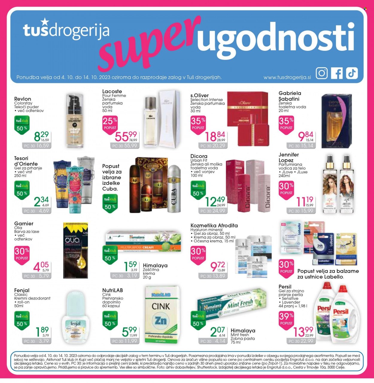 Tuš Drogeria katalog - 4.10.2023 - 14.10.2023. Stran 1