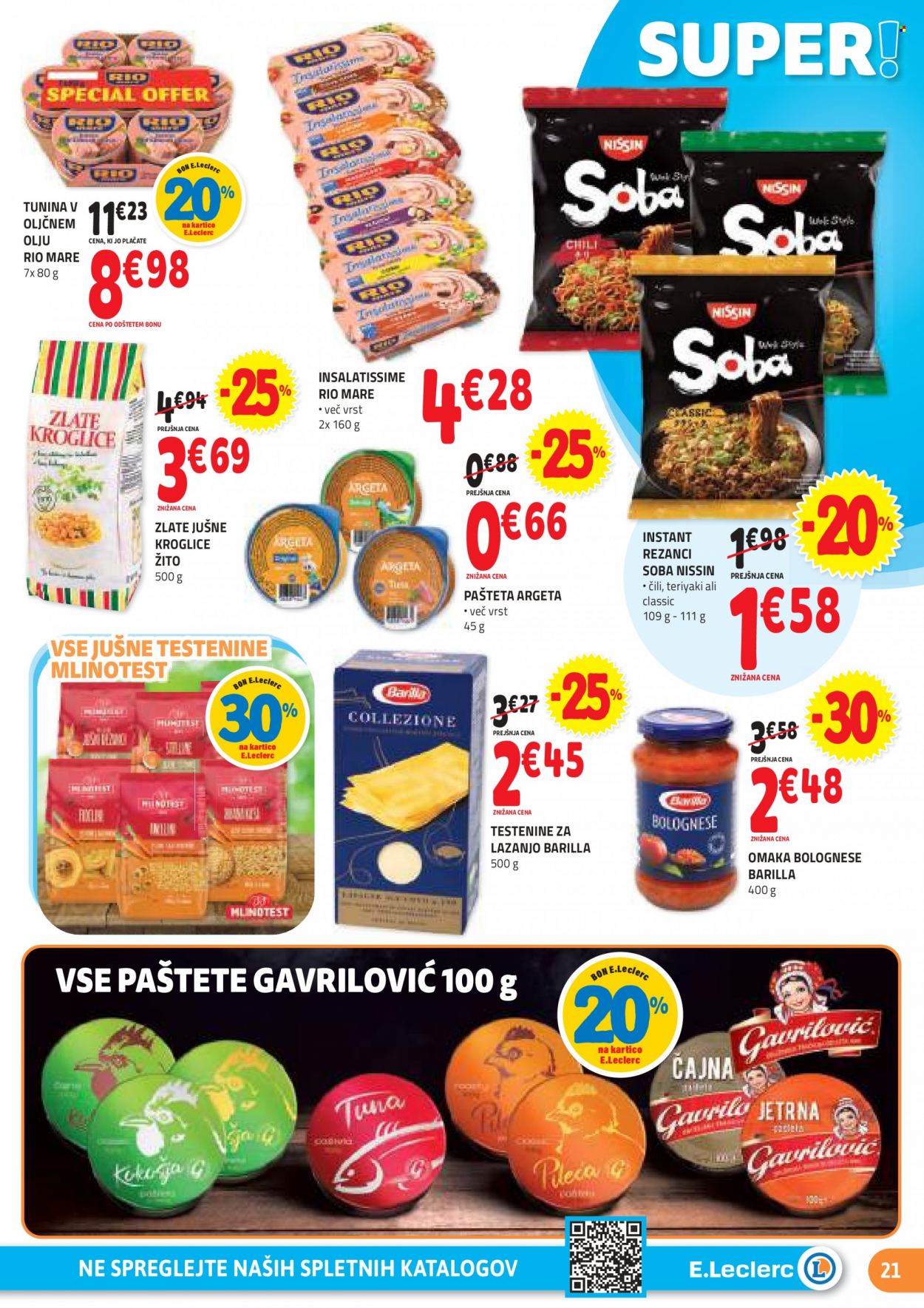 E.Leclerc katalog - 4.10.2023 - 14.10.2023. Stran 21