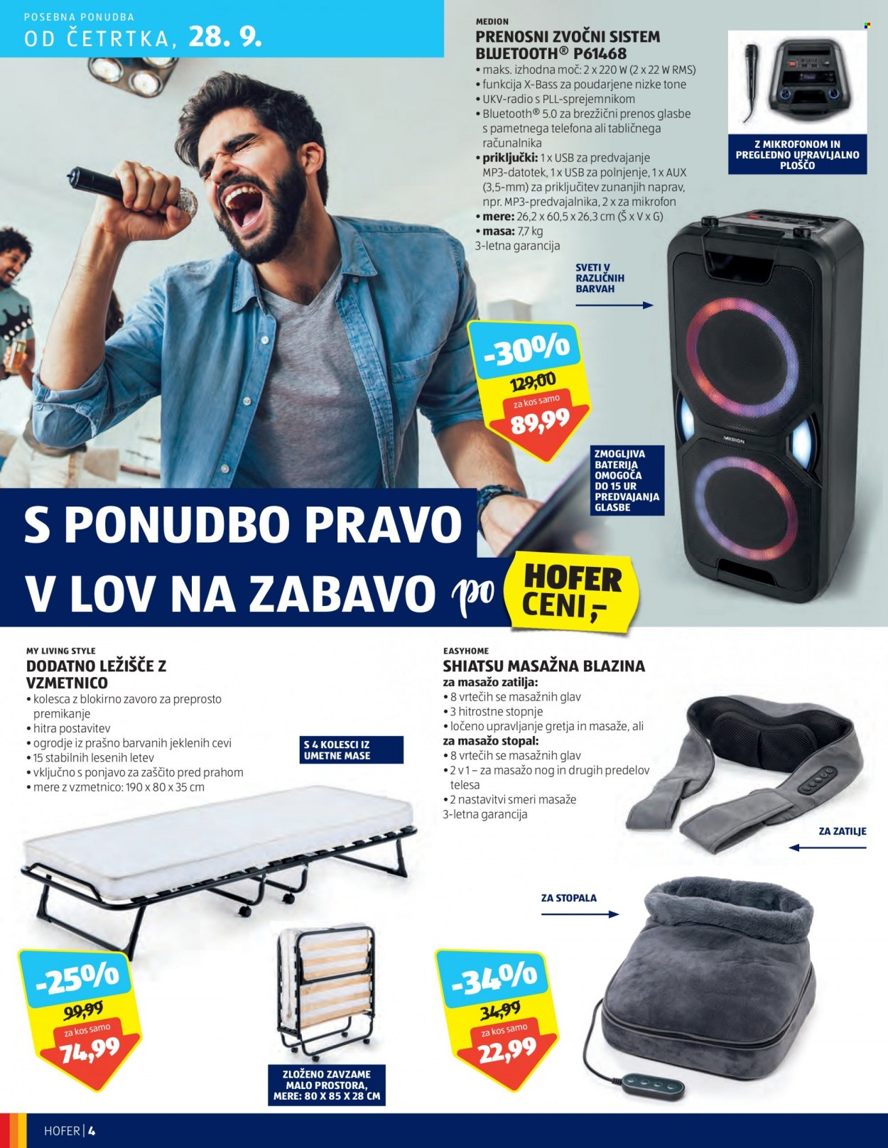 Hofer katalog - 28.9.2023 - 30.9.2023. Stran 4
