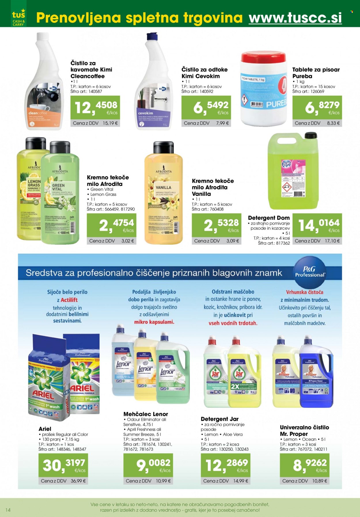 Tuš Cash & Carry katalog - 5.10.2023 - 8.11.2023. Stran 14