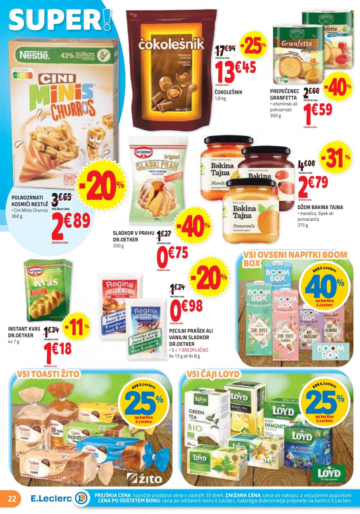E.Leclerc katalog - 11.10.2023 - 21.10.2023. Stran 22