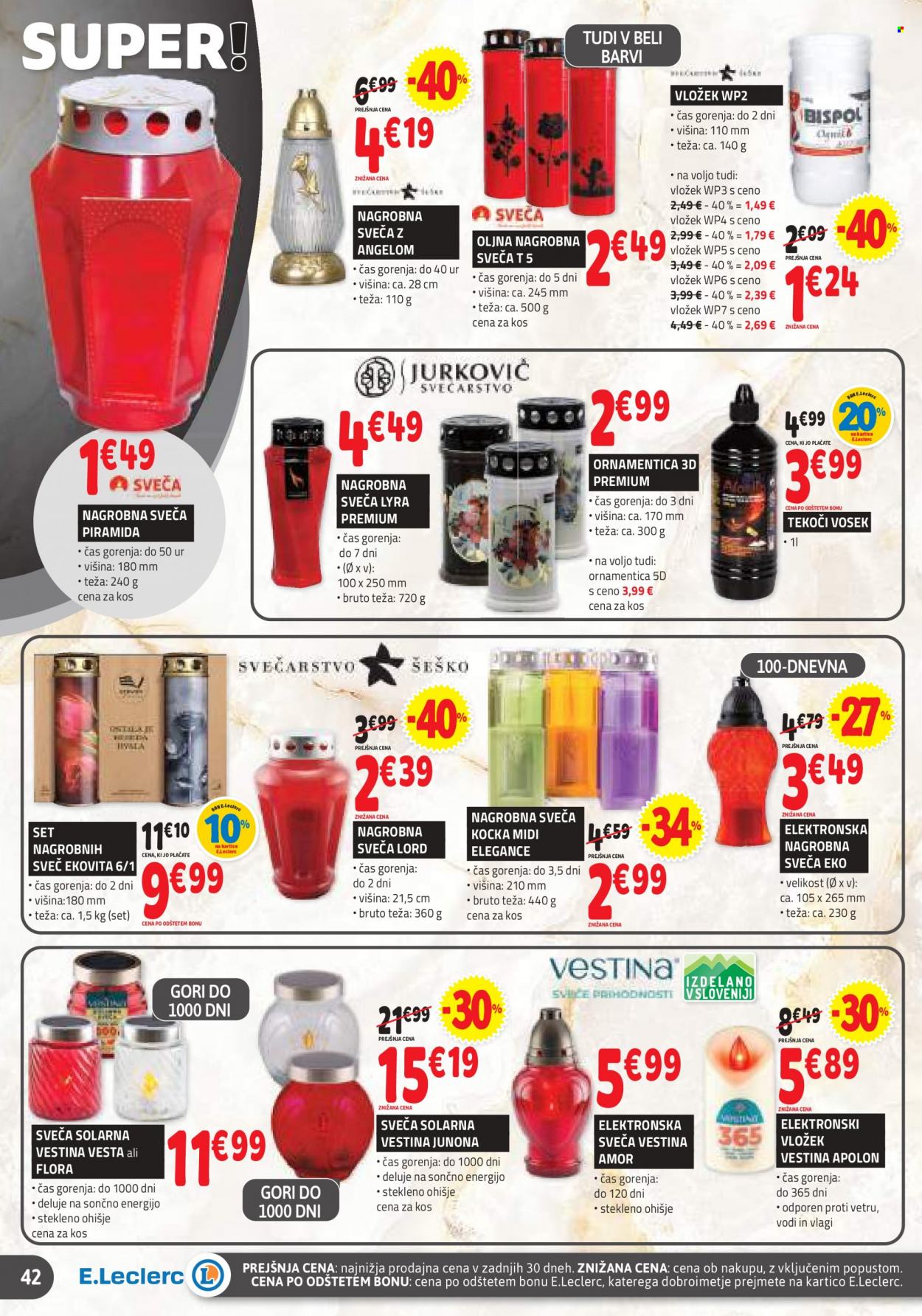 E.Leclerc katalog - 11.10.2023 - 21.10.2023. Stran 42