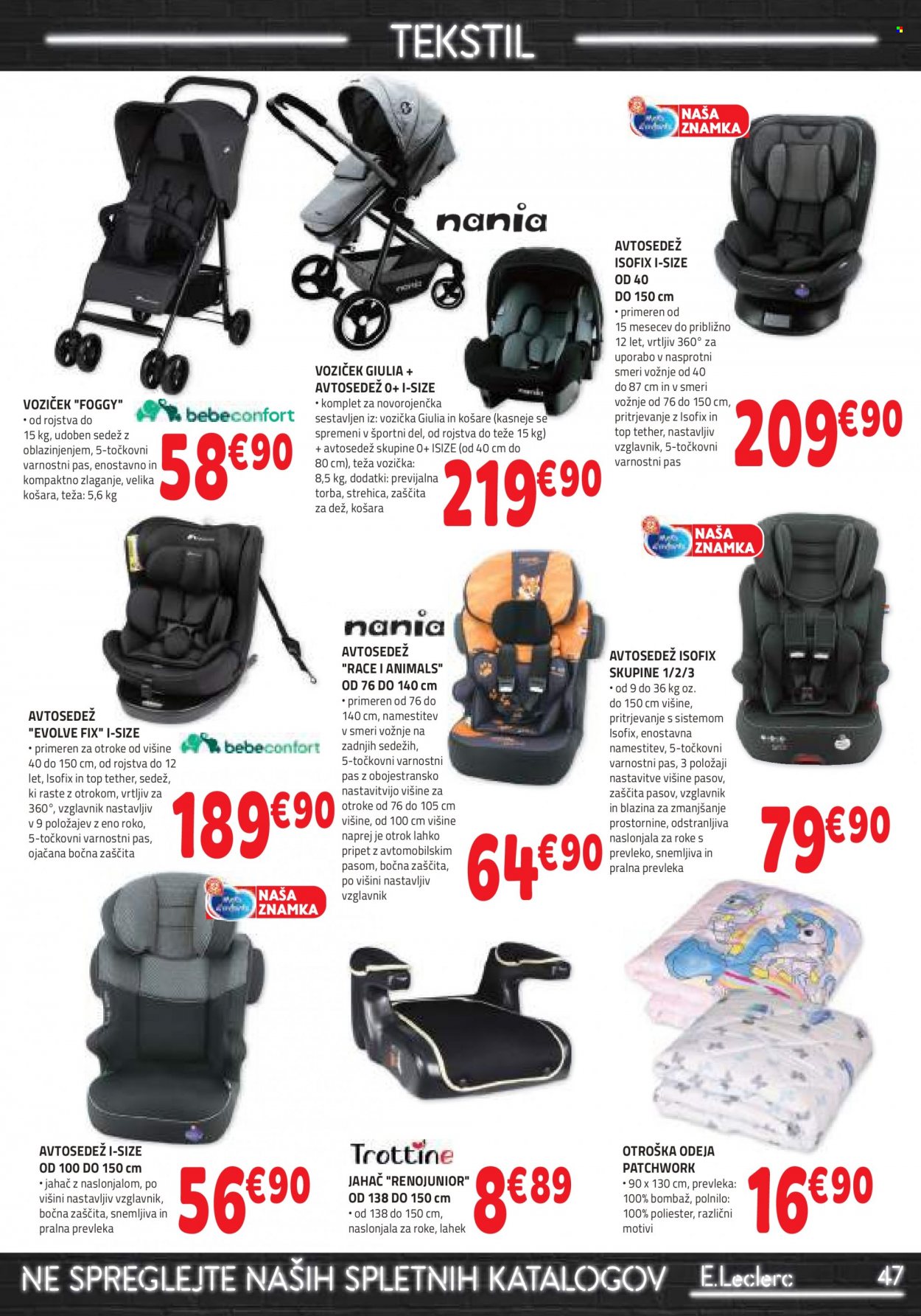 E.Leclerc katalog - 11.10.2023 - 21.10.2023. Stran 47