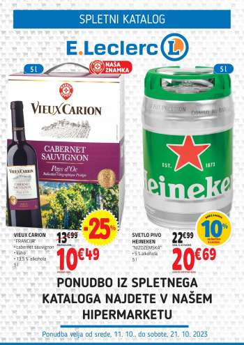 E.Leclerc katalog - 11.10.2023 - 21.10.2023.