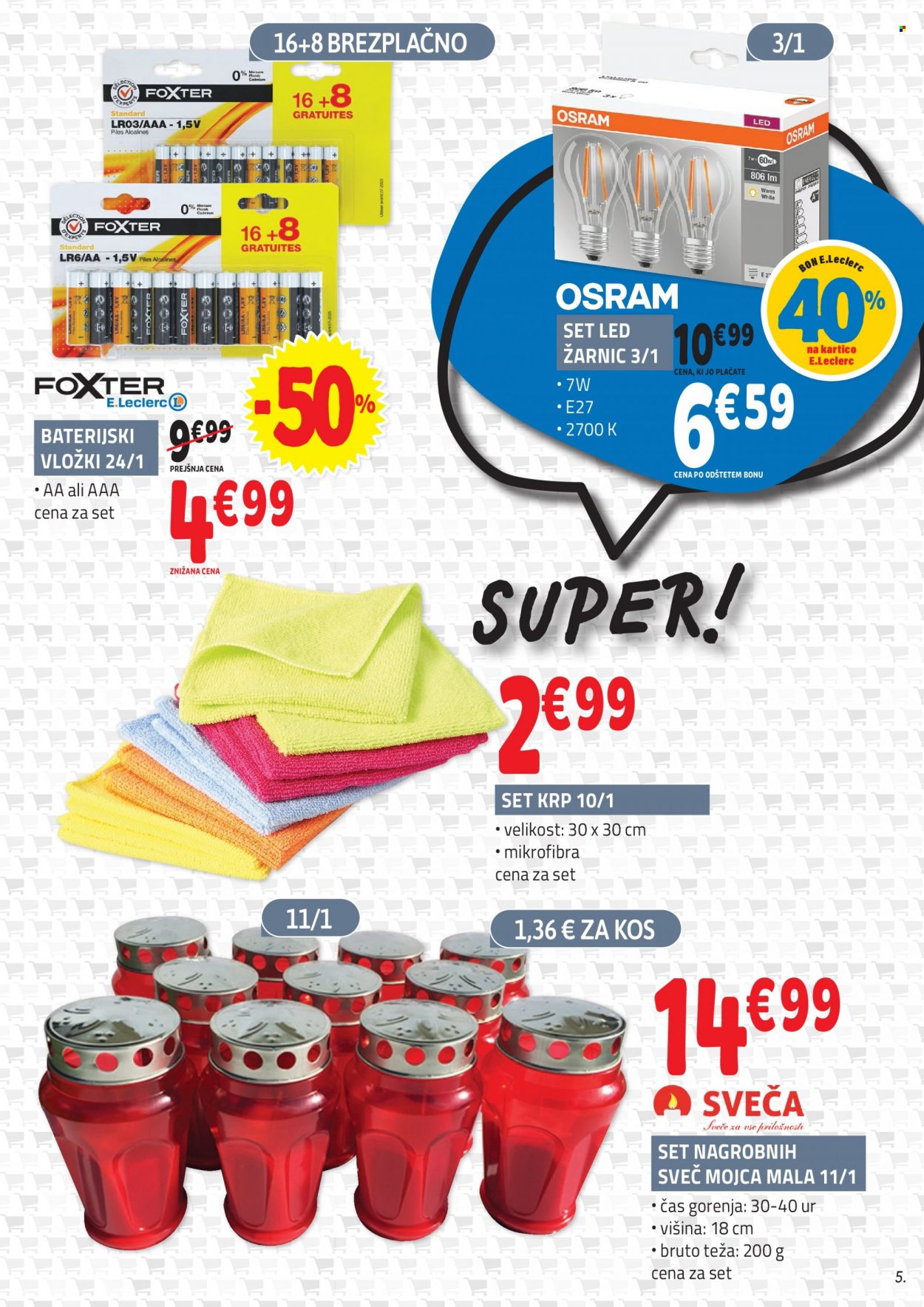 E.Leclerc katalog - 11.10.2023 - 21.10.2023. Stran 5