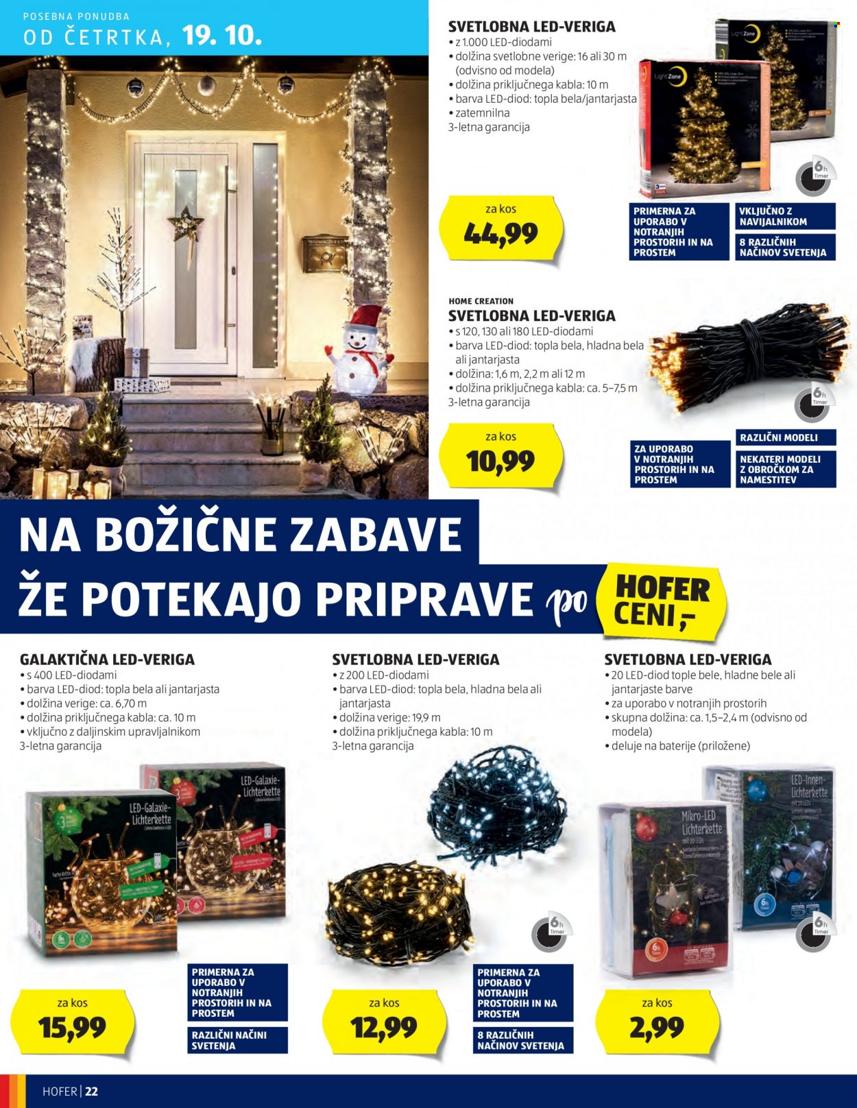 Hofer katalog - 12.10.2023 - 21.10.2023. Stran 22