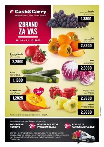 Mercator Cash & Carry katalog - 16.10.2023 - 21.10.2023.