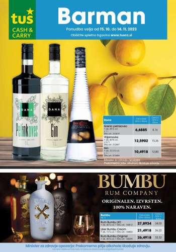 Tuš Cash & Carry katalog - 15.10.2023 - 14.11.2023.