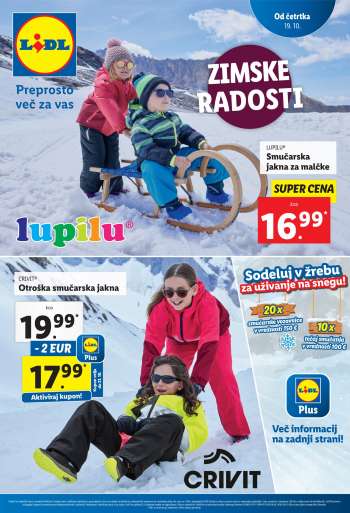 Lidl katalog - 19.10.2023 - 29.10.2023.