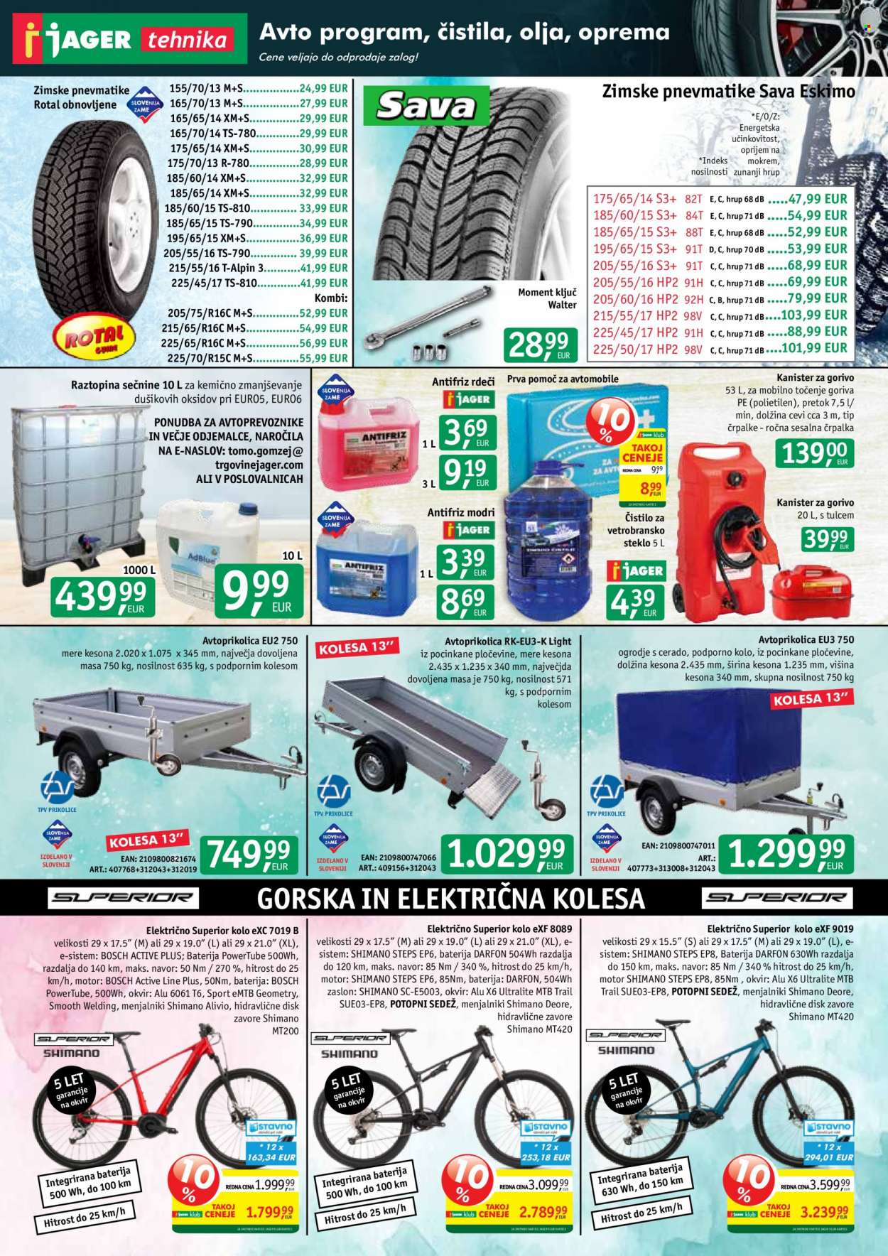 JAGER katalog. Stran 1