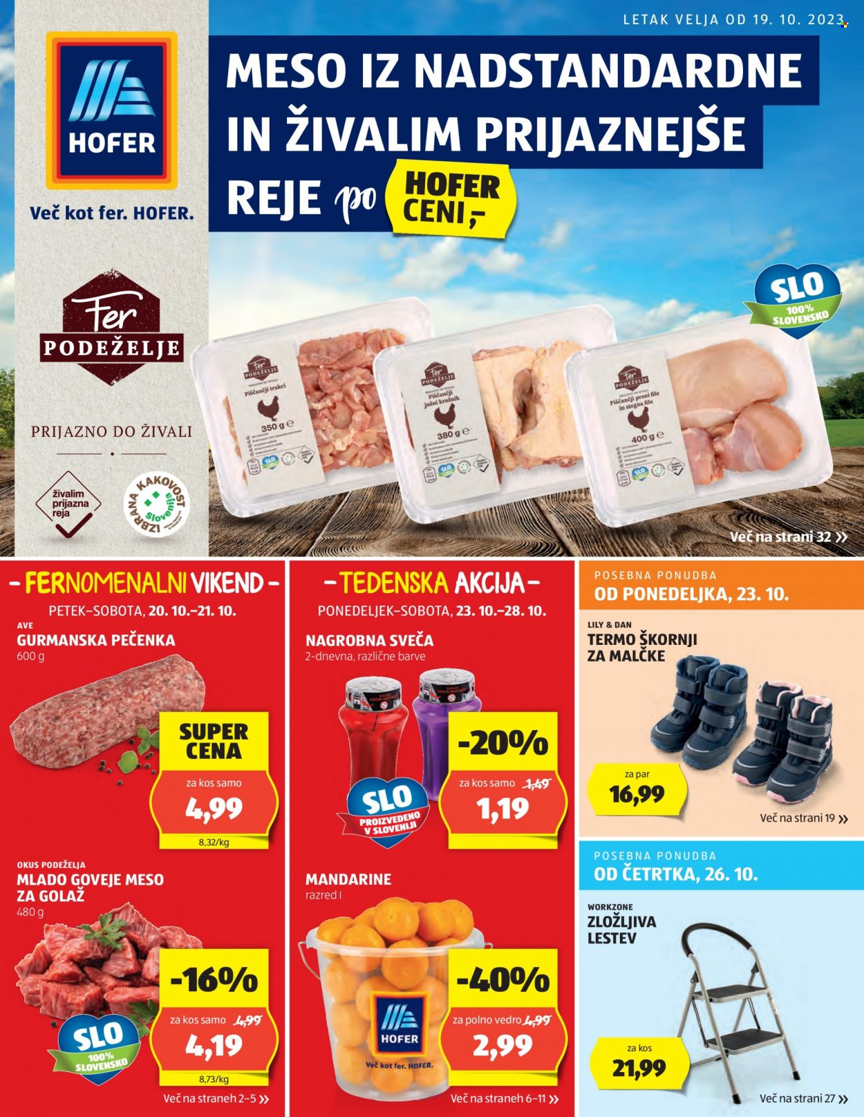 Hofer katalog - 19.10.2023 - 28.10.2023. Stran 1