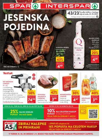 Prospekte SPAR - 25.10.2023 - 7.11.2023.
