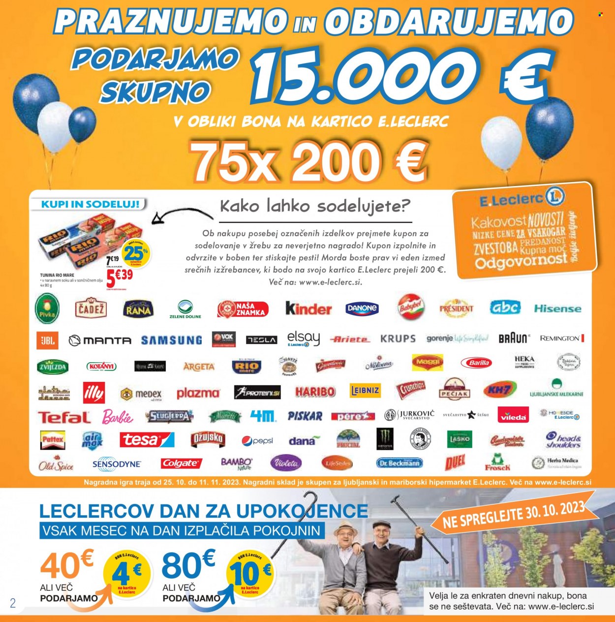 E.Leclerc katalog - 25.10.2023 - 4.11.2023. Stran 2