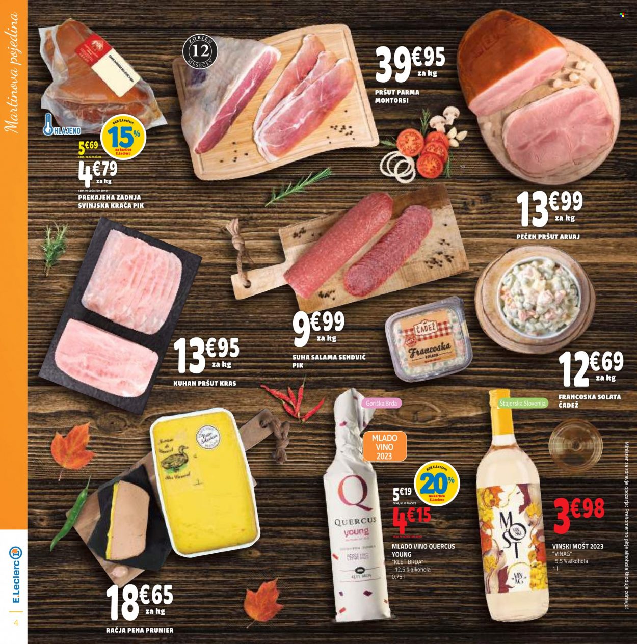 E.Leclerc katalog - 25.10.2023 - 4.11.2023. Stran 4