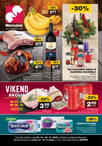 Mercator katalog - 26.10.2023 - 30.10.2023.