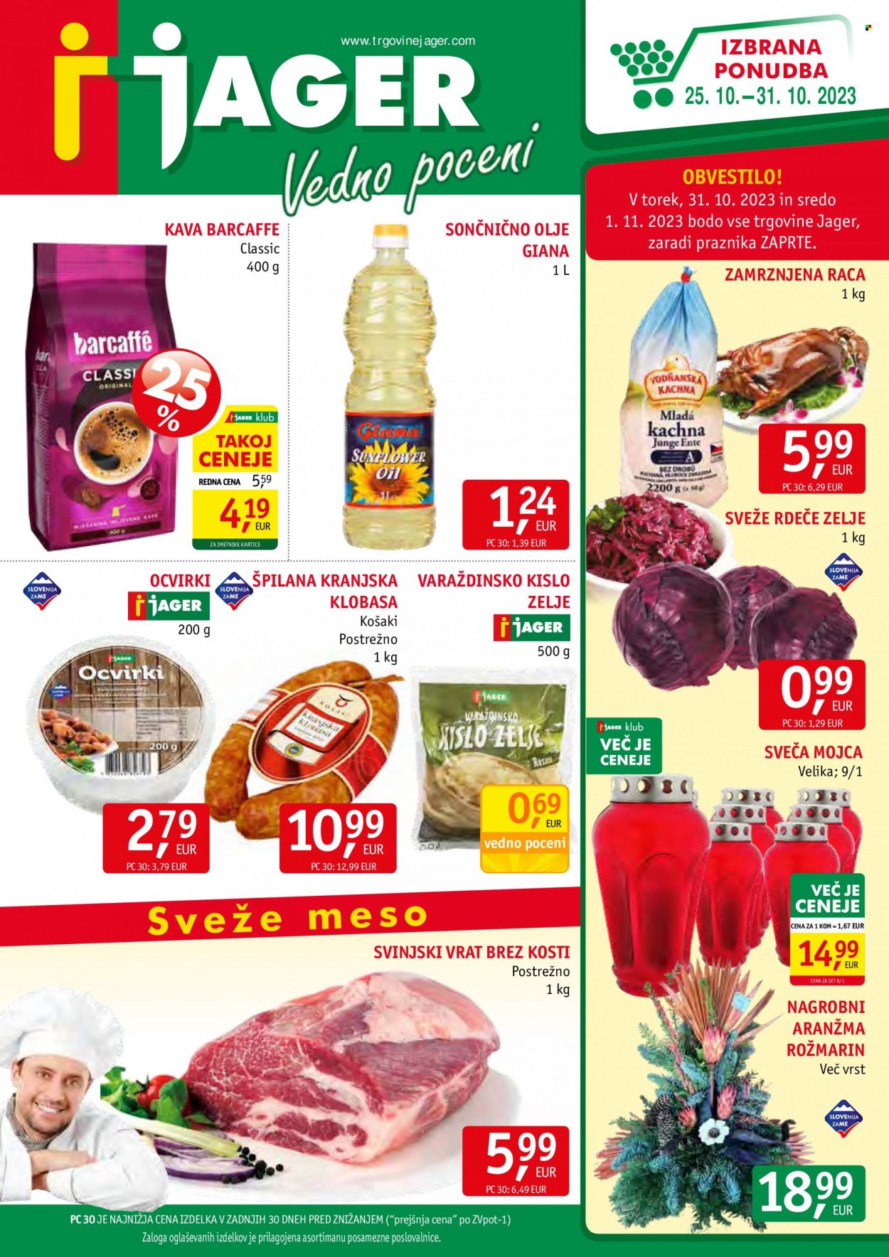 JAGER katalog - 25.10.2023 - 31.10.2023. Stran 1
