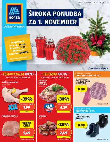 Hofer katalog - 26.10.2023 - 4.11.2023.