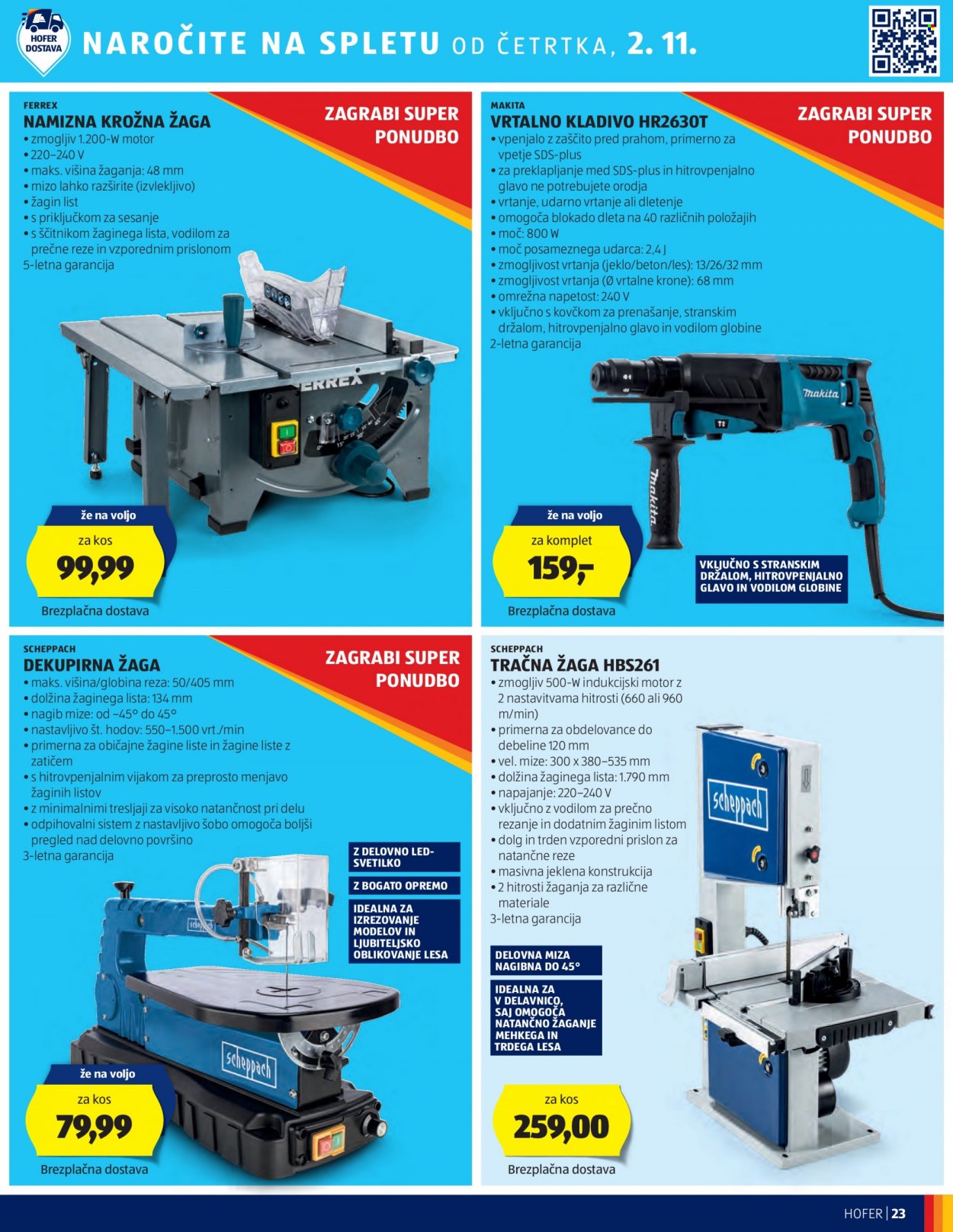 Hofer katalog - 26.10.2023 - 4.11.2023. Stran 23
