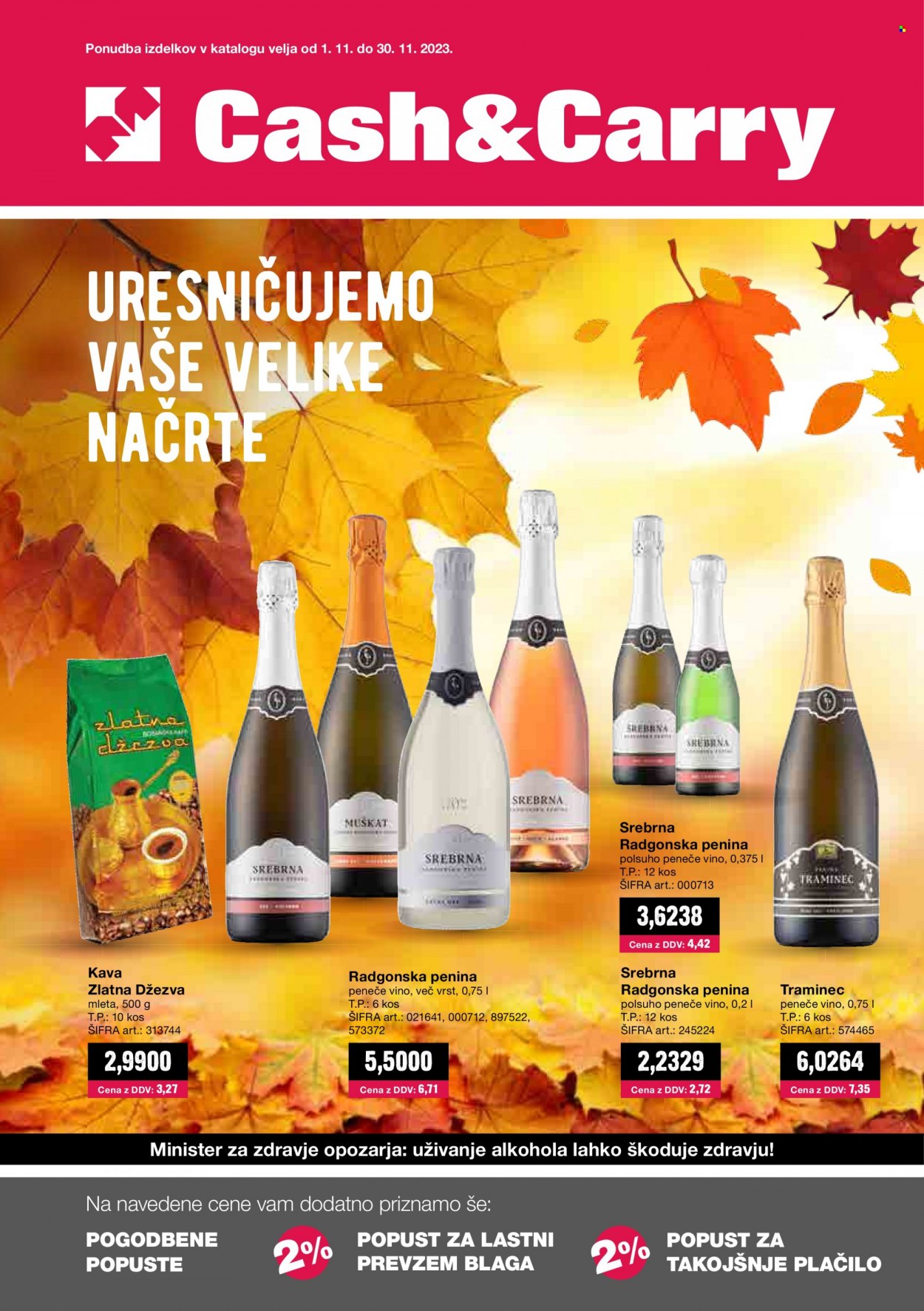 Mercator Cash & Carry katalog - 1.11.2023 - 30.11.2023. Stran 1