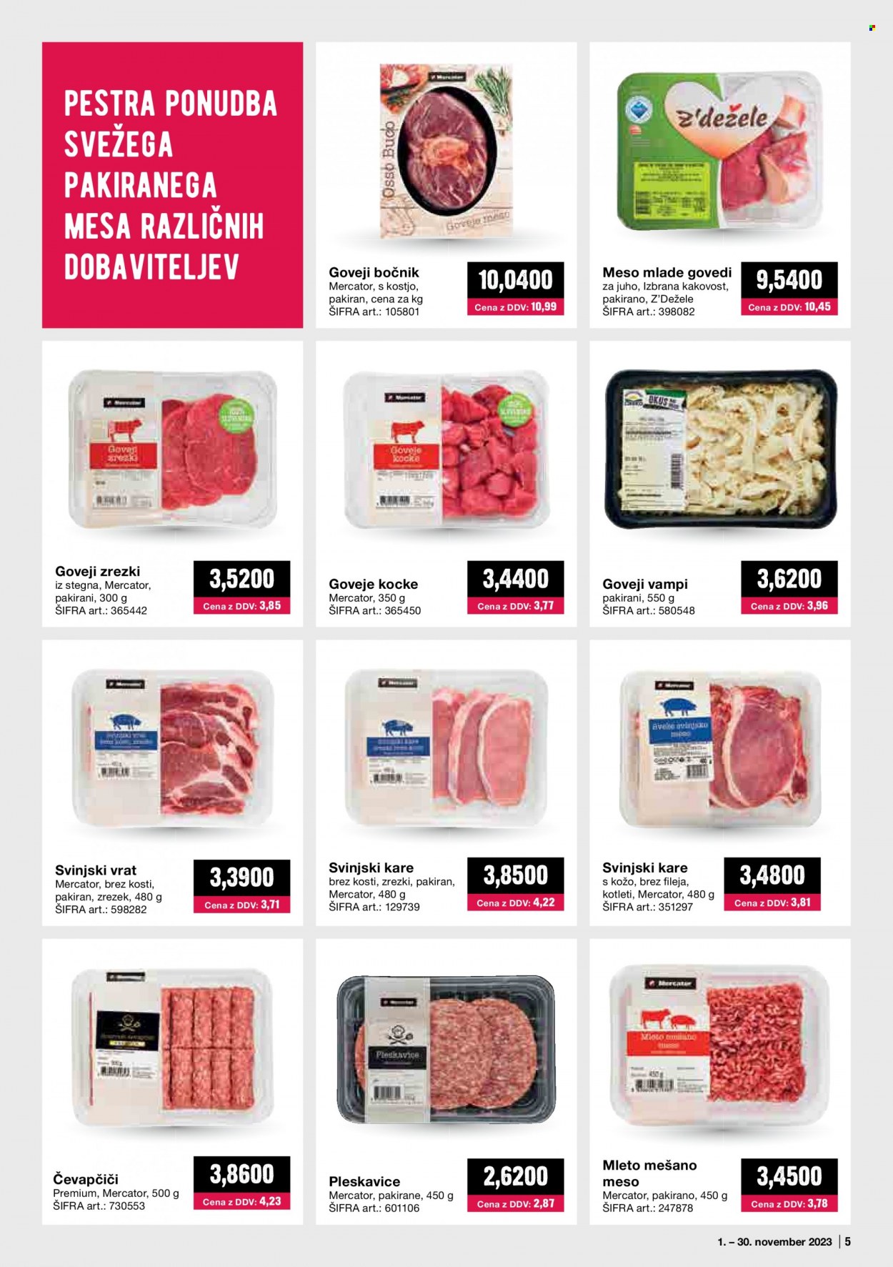 Mercator Cash & Carry katalog - 1.11.2023 - 30.11.2023. Stran 5