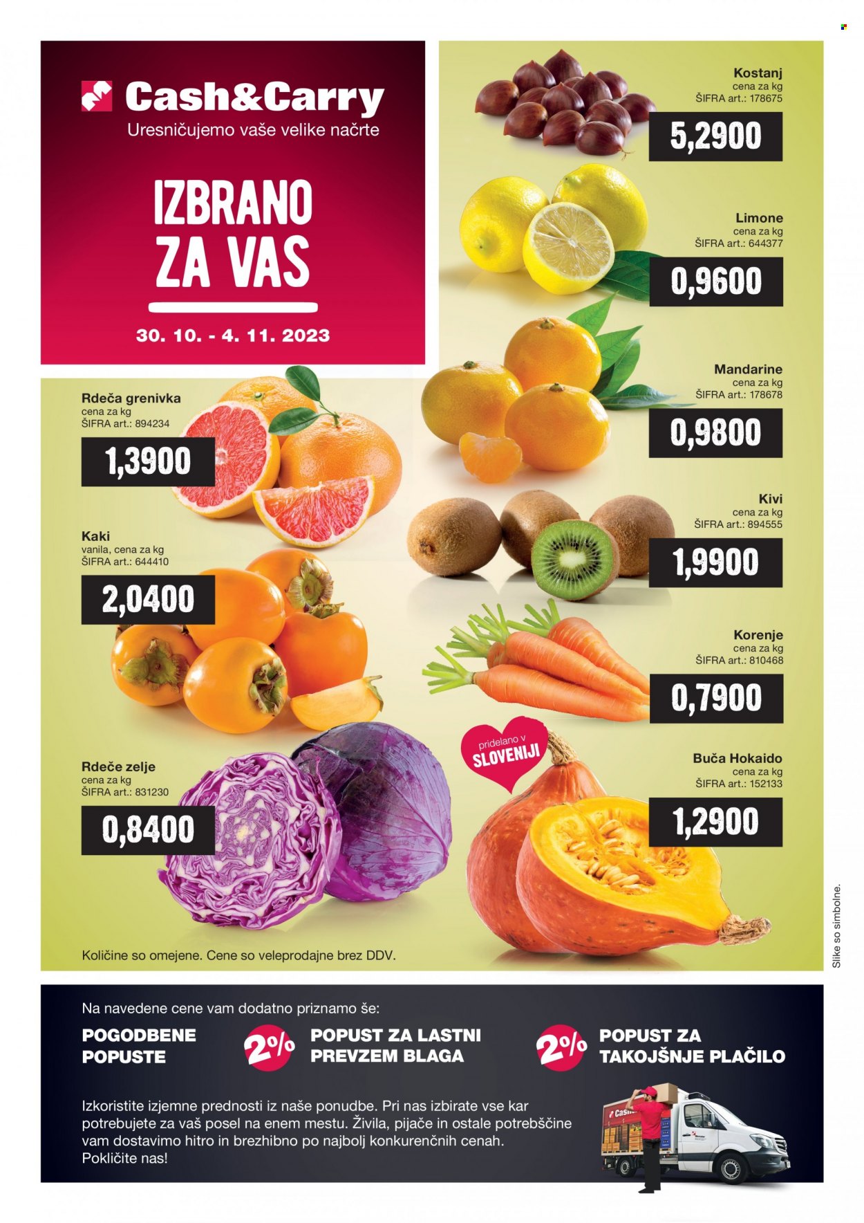 Mercator Cash & Carry katalog - 30.10.2023 - 4.11.2023. Stran 1