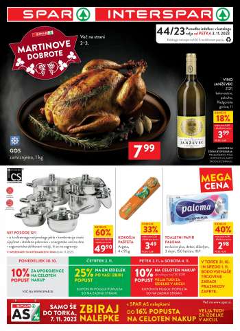 SPAR katalog - 3.11.2023 - 14.11.2023.