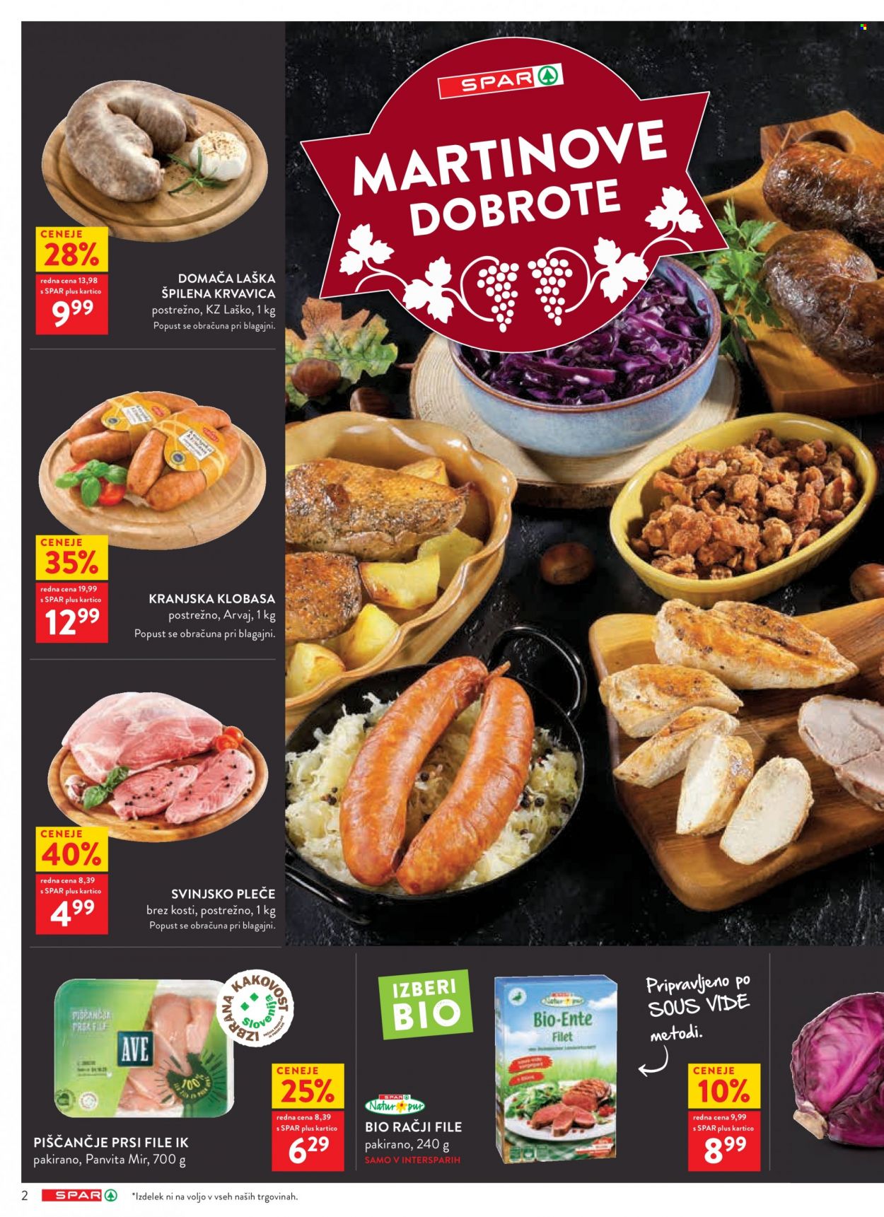 SPAR katalog - 3.11.2023 - 14.11.2023. Stran 2