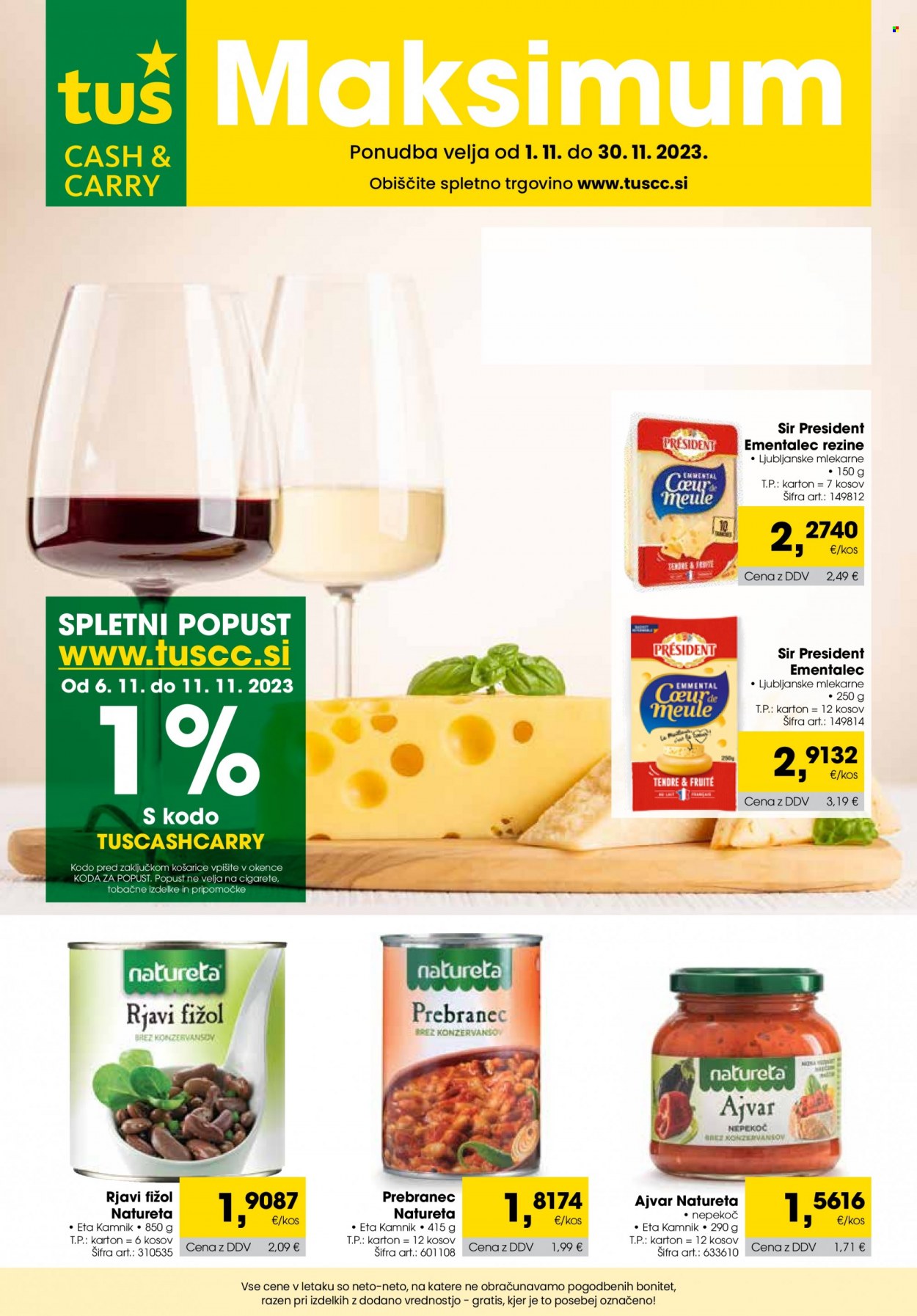 Tuš Cash & Carry katalog - 1.11.2023 - 30.11.2023. Stran 1