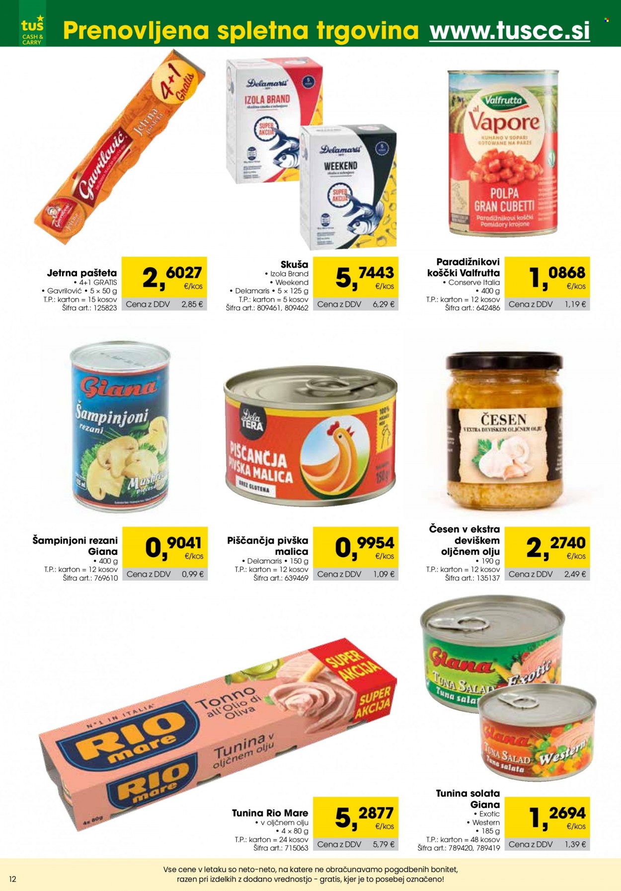Tuš Cash & Carry katalog - 1.11.2023 - 30.11.2023. Stran 12