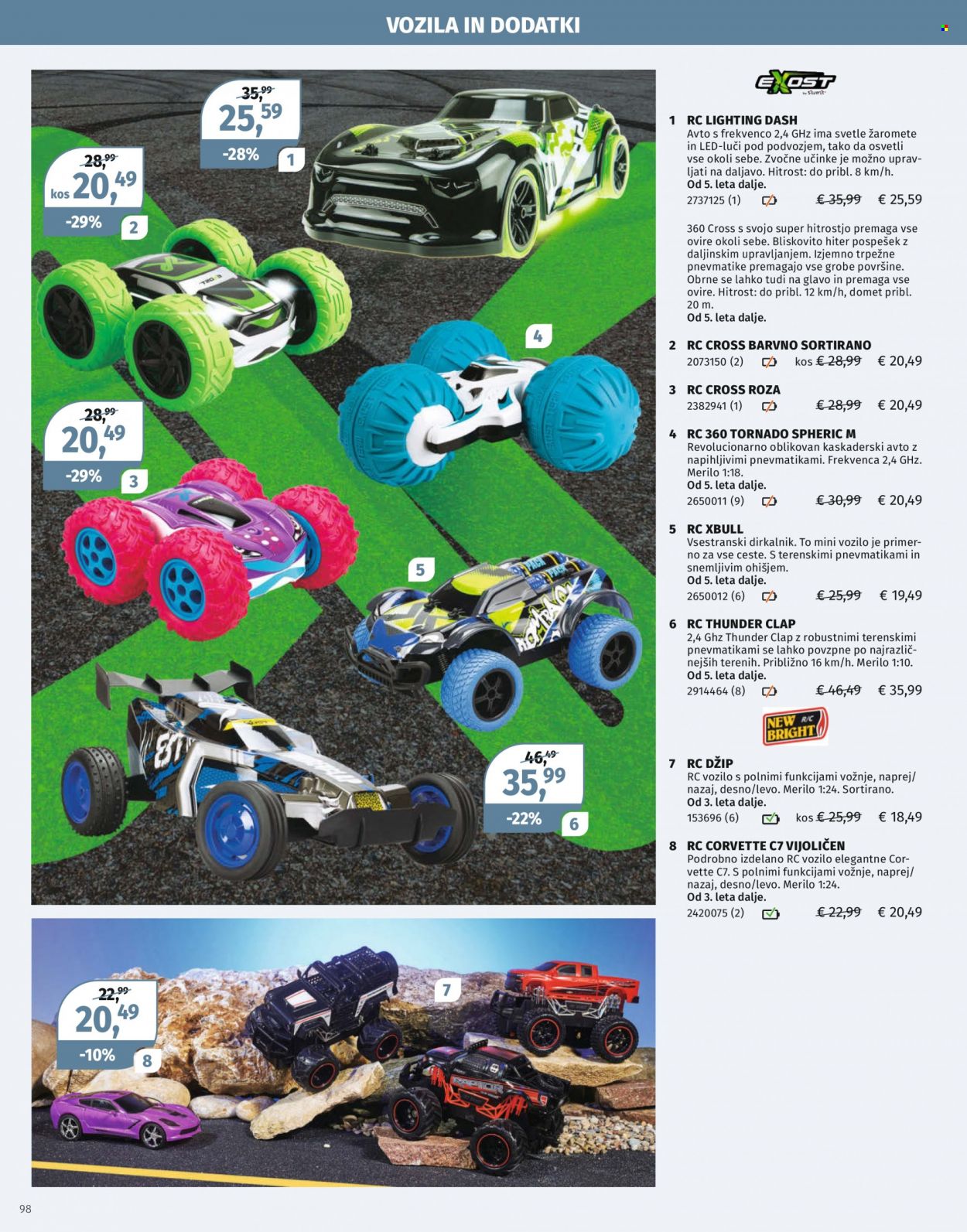 Müller katalog. Stran 98